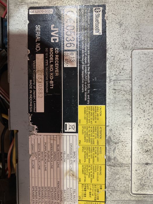 Autoradio jvc kd-bt1