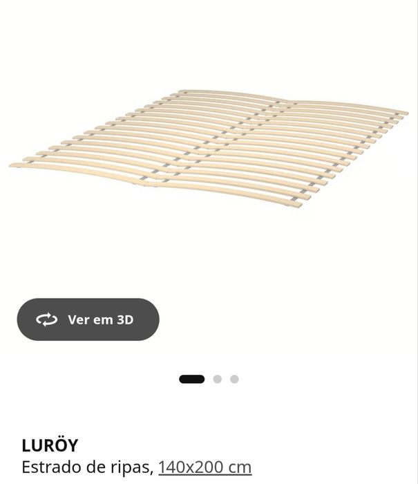 Cama com estrado