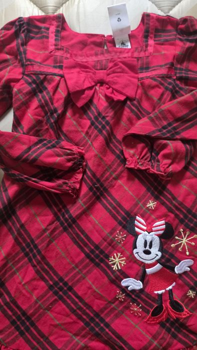 Vestido natalicio minnie 5/ 6anos
