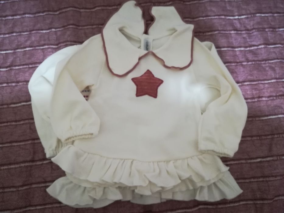 Blusas menina 6m 9m 12m