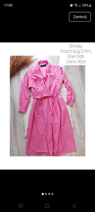 Płaszcz trencz na wiosnę