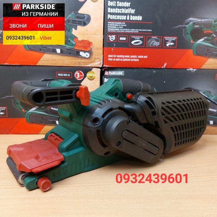 Ленточная шлифмашина/гриндер 900 Вт из ГЕРМАНИИ. Parkside PBSD 900 A1