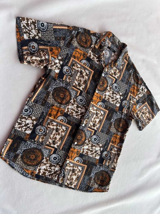 Jack&Jones premium _ Zwiewna letnia koszula M _ bawełna + wiskoza