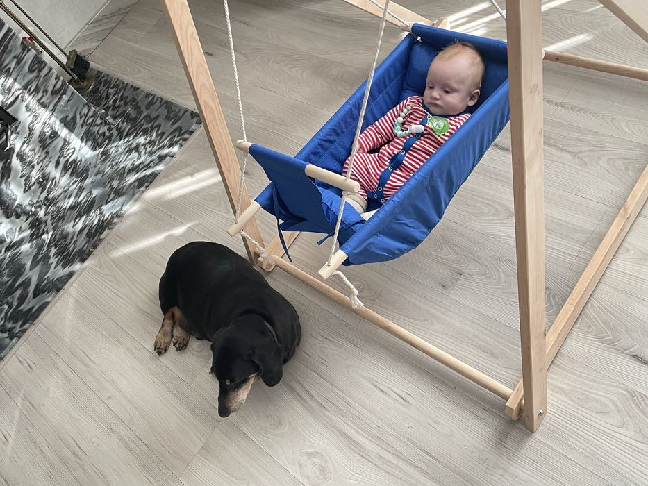 Стійка з гойдалкою