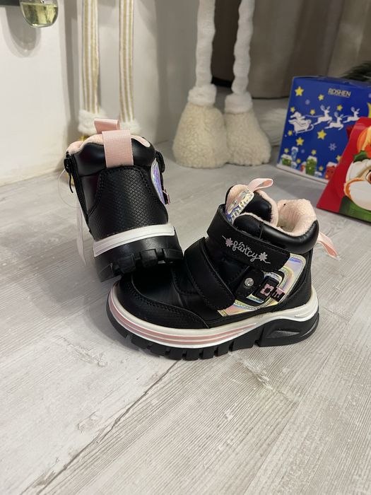 Ботинки зимові для дівчинки, чобітки зимові 24-27рр