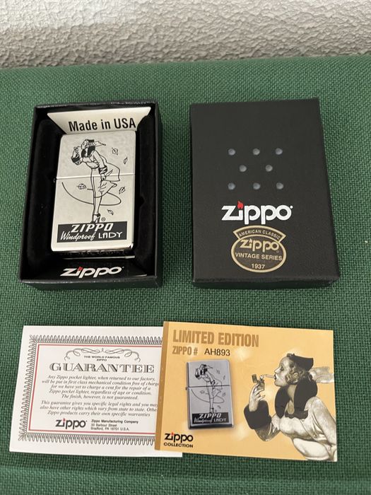Isqueiro zippo edicão limitada novo com caixa e papeis