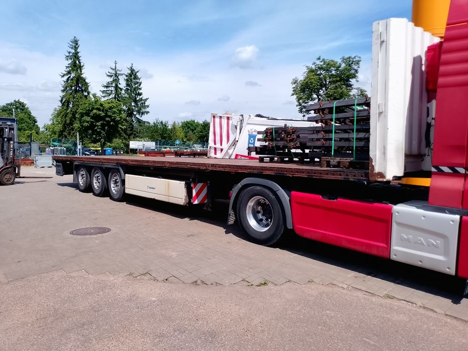Naczepa Krone  platforma os podnoszona