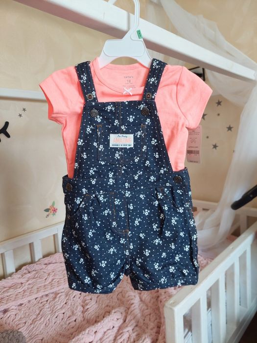 Новий! Боді+комбінезон (шорти/пісочник) костюм 18 m Carters