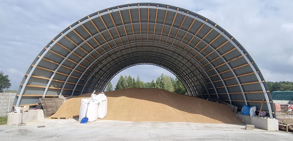 Hala łukowa 14.5 x 30m wiata garaż magazyn obora  kurnik