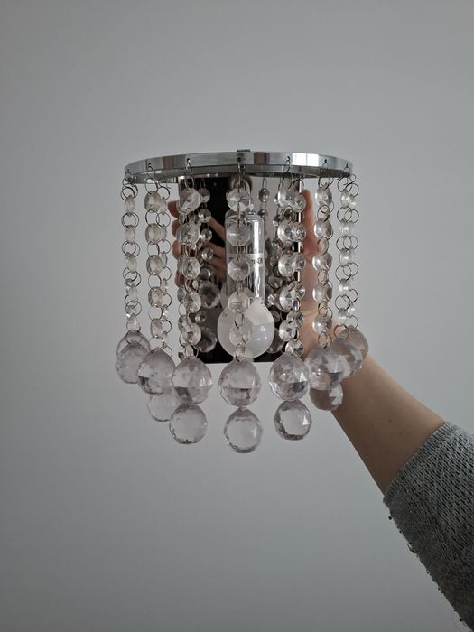 Kinkiet z kryształkami 2 sztuki