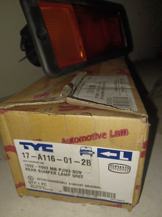 Farolim esq  novo para choques Pajero 1991 a 1996