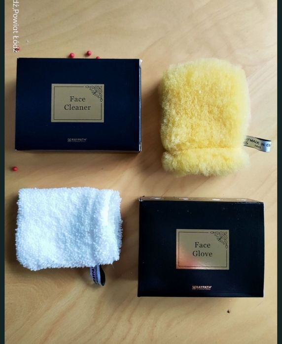 Rękawiczki Raypath do pielęgnacji twarzy