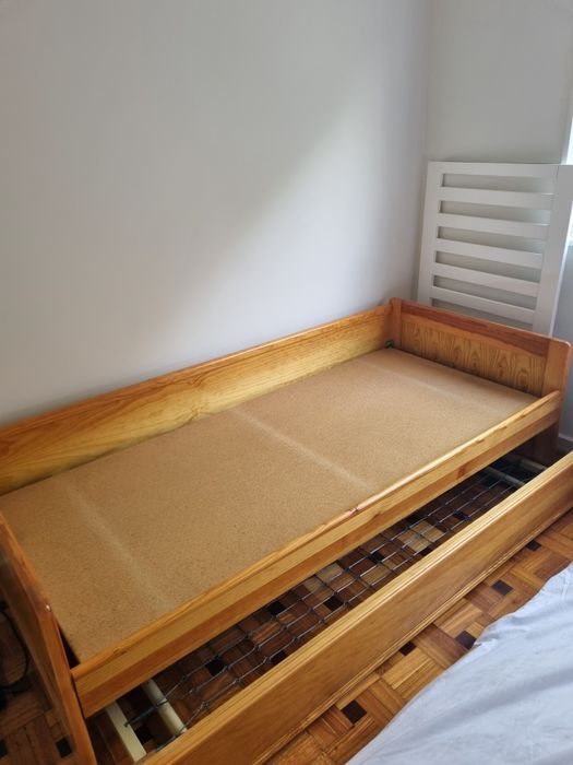 Cama dupla gavetão 180x80