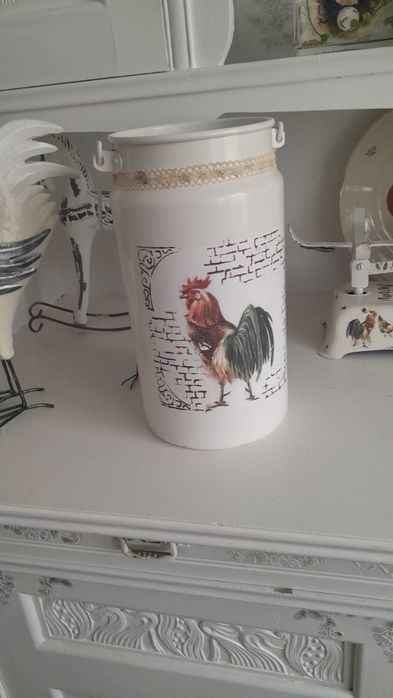 Rustykalna bańka do mleka