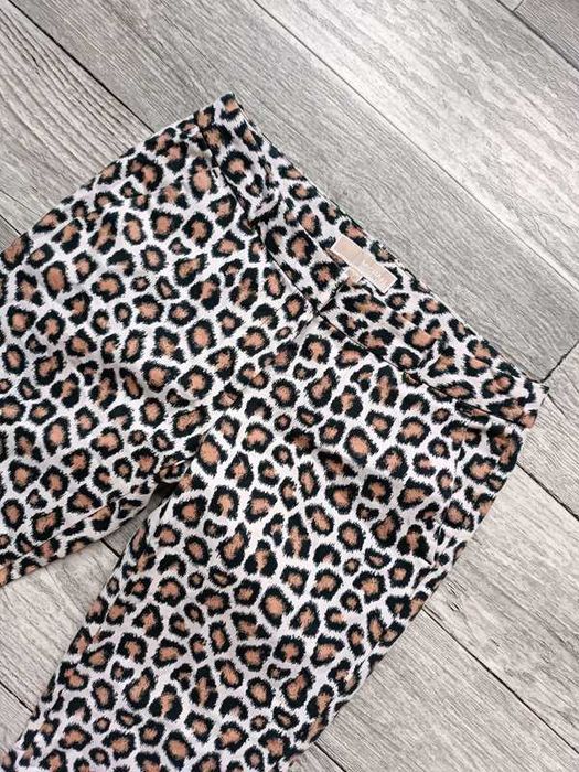 Spodnie damskie legginsy rurki pants Michael Kors panterka