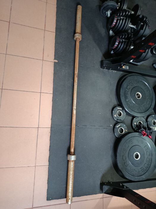 ROGUE - bumpers/discos e barra olímpica