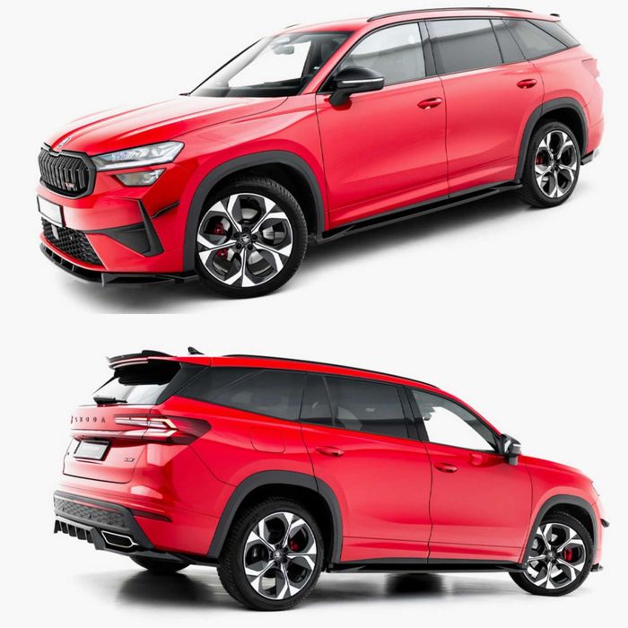 Тюнінг Skoda Kodiaq RS (2024+) обвіс губа сплітер пороги дифузор спойлер