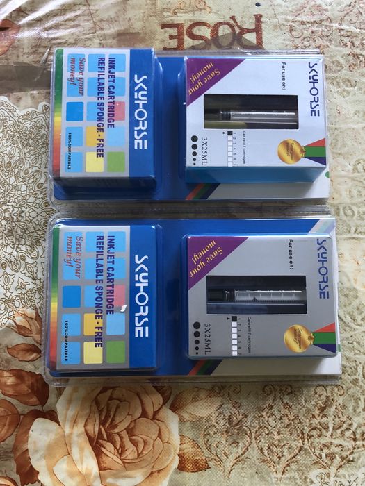 Принтер Epson Stylus C79 + 2 новых ПЗК Skyhorse (Синий/Желтый)
