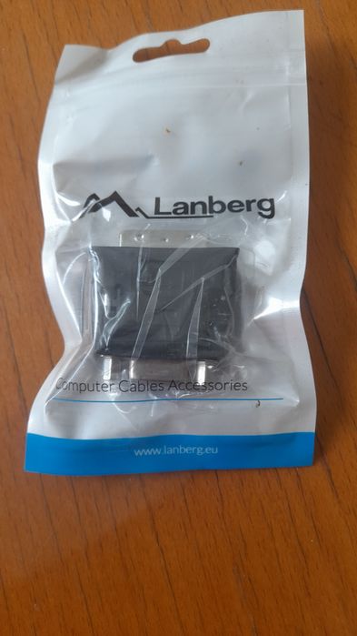 Adapter Przejściówka DVI-I na VGA wtyczka AD-012-BK