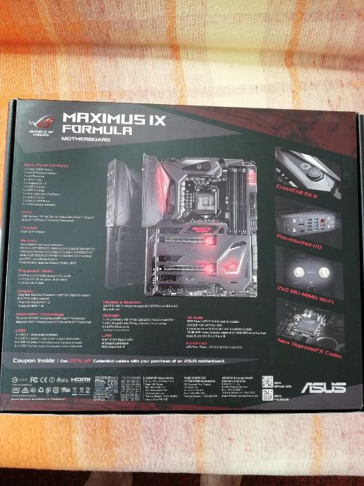Płyta Główna Rog Maximus IX Formula + Procesor Intel Core i7-7700K