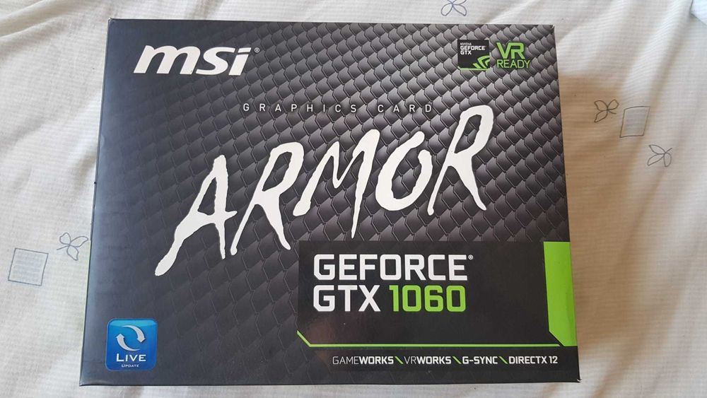 NVIDIA GeForce GTX 1060 3GB MSI/Armor GDDR564750940898819120