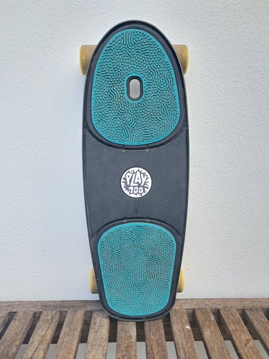 Conjunto Skate board Oxelo + Kit de Proteções Infantis (6 peças)