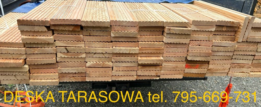 Deska Tarasowa Modrzew 28/145mm Najtaniej ! Dostawa !