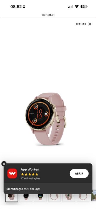 Garmin Venus 3s rose gold 41mm