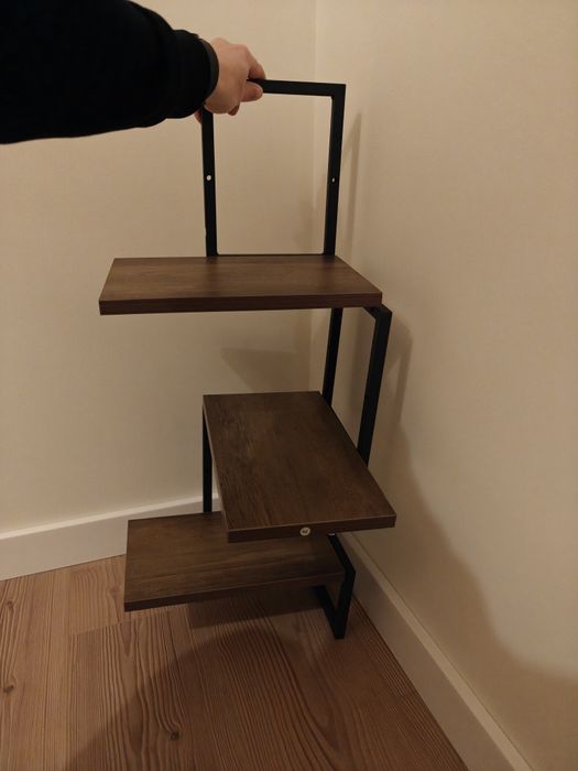 Brązowa półka ścienna Sinsay