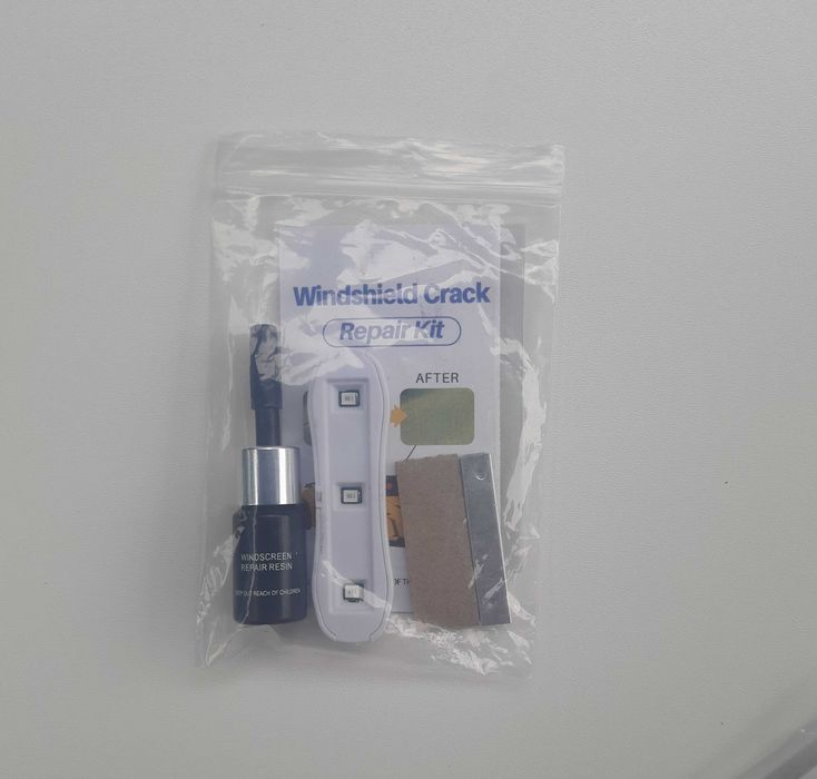 Клей для ремонта трещин лобового стекла с ультрафиолетовой лампой