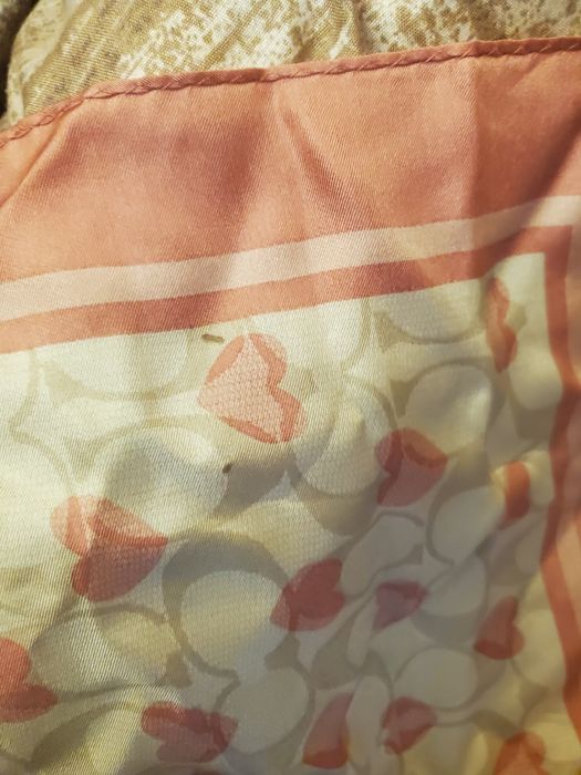 Хустинка платок coach Signature Heart Print Silk