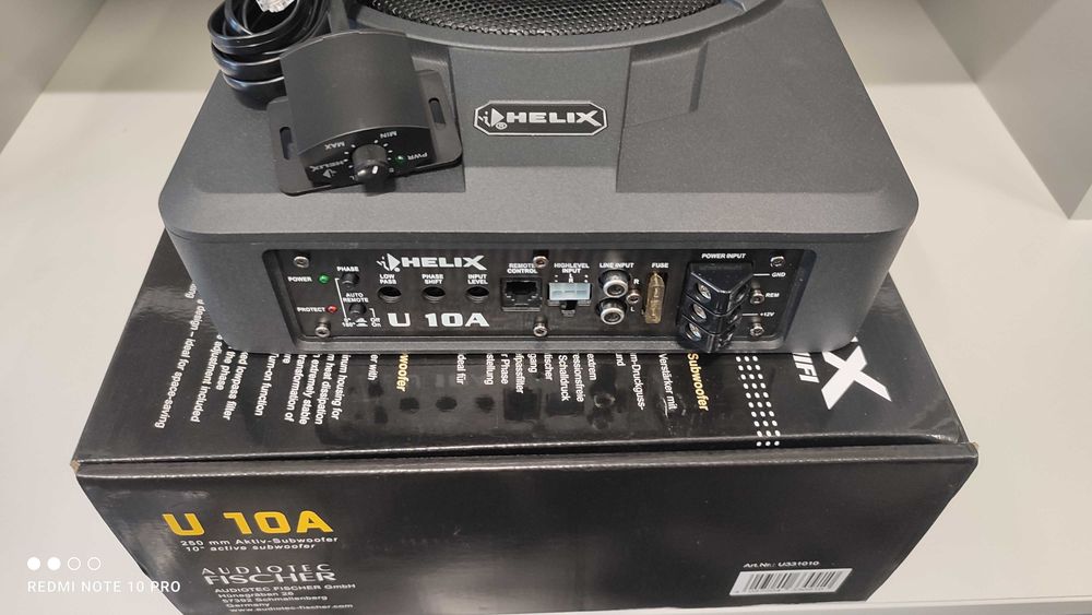 Subwoofer aktywny HELIX U 10A EM-AUDIO Tomaszów lubelski