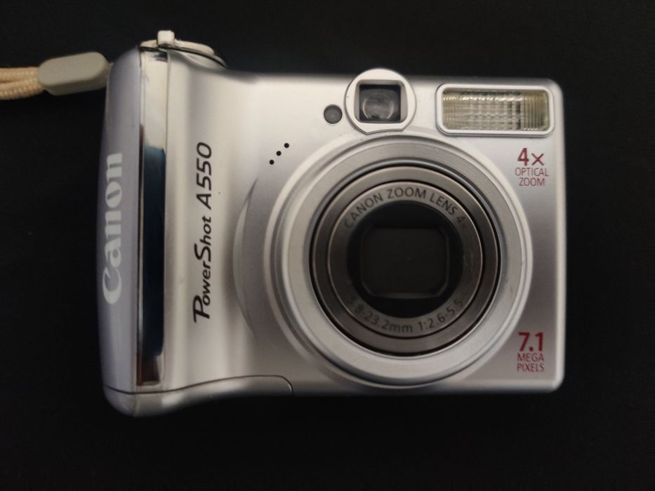Canon PowerShot A 550 Silver Вінтажна Мильниця фотоапарат фотокамера