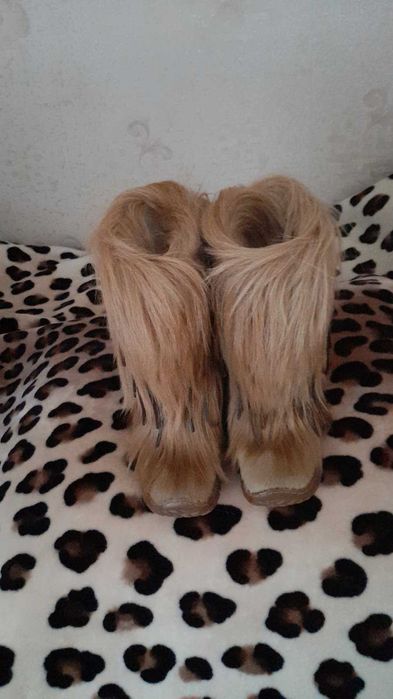 Чоботи стильні дуже теплі 37,5р-38р