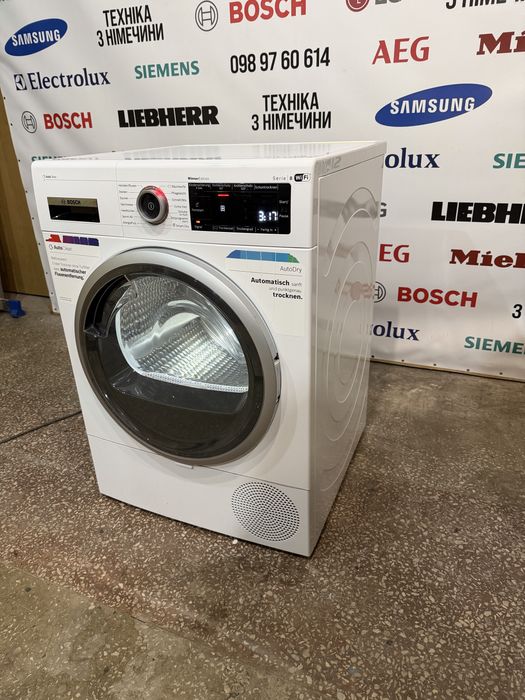 Сушильна машина Bosch serie8 WTX87MWIN з Німеччини