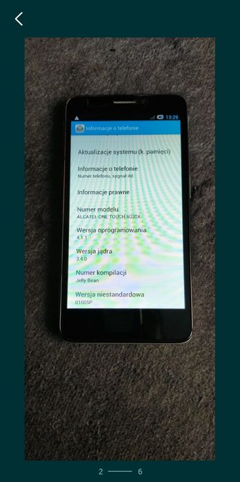 Alcatel One Touch  6030x