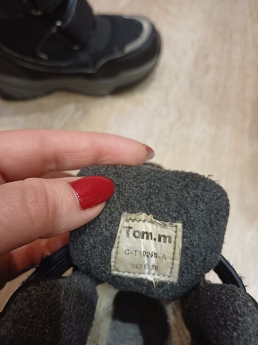 Сапоги ботінки зима tom.m 28 розмір