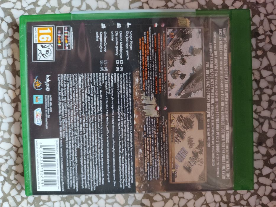 Commandos 2 Praetotians HD Remaster PL Xbox one