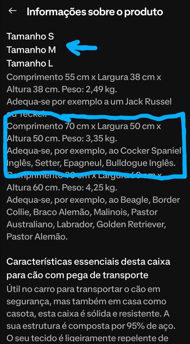 Transportadora dobrável de animais