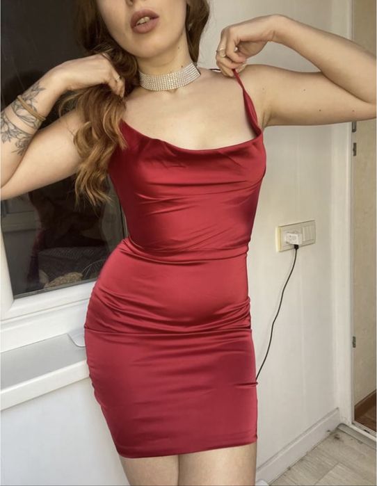 Oh polly сукня червона