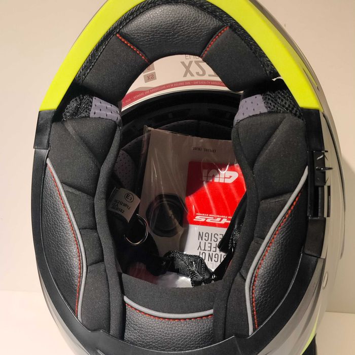Capacete modular GIVI X.27 c/Pinlock mota scooter novo