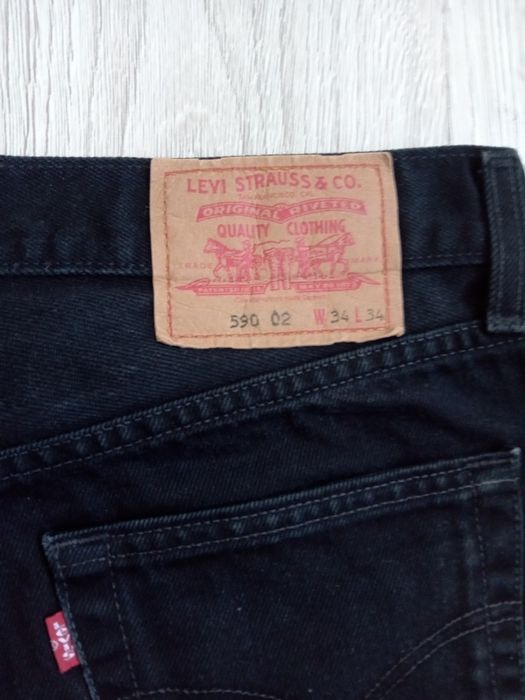 Levi's 590 02 W34 L34 spodnie jeansowe