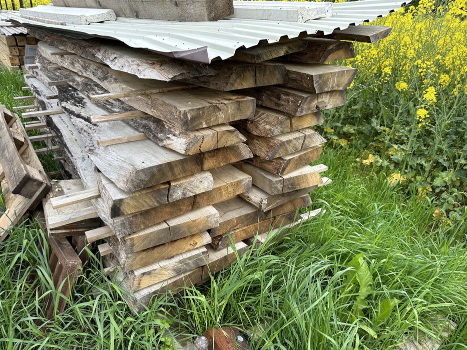 Foszty dębowe grubość 7 cm