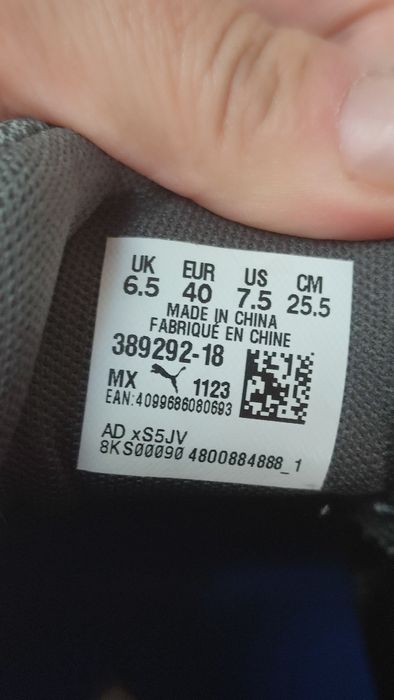 Sapatilhas Puma Trinity, de cor azul