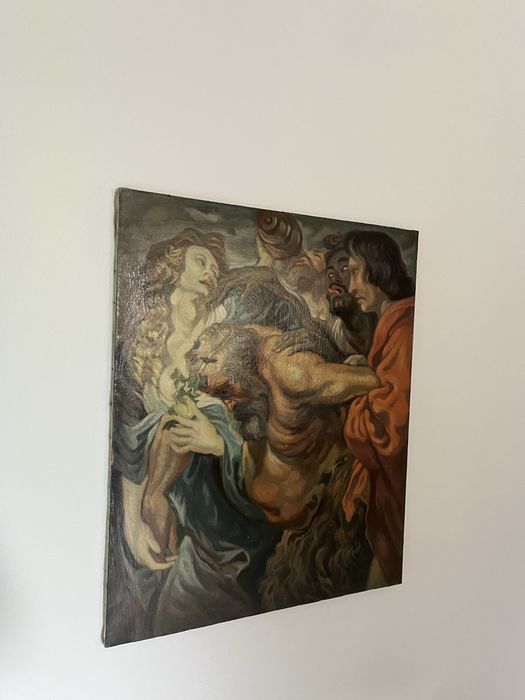 olejny na płótnie van dyck bachanalia