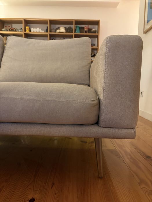 Sofá de 3 lugares com chaise longue BoConcept