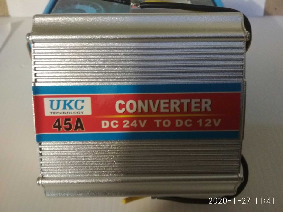 Адаптер, преобразователь 24V на 12V , 5A.