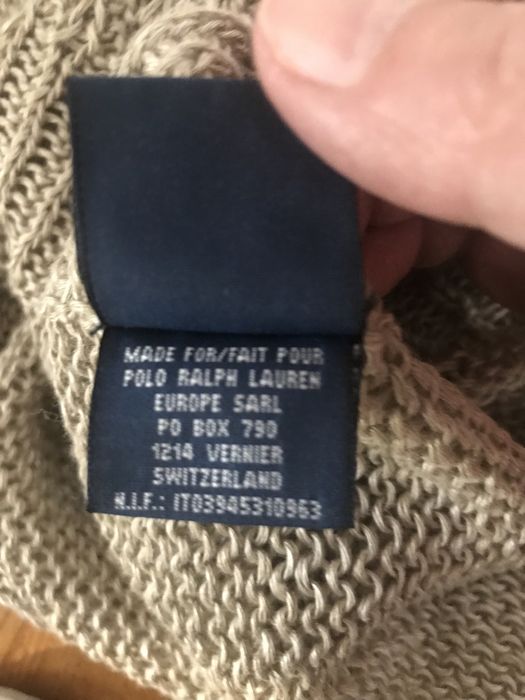Dluga kamizelka Ralph Lauren 100 % len