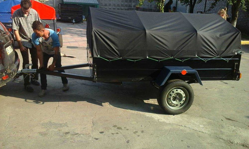 Прицеп ПРИЧІП 2500/1300 до  легкового авто. Документи для МРЕО. Завод.