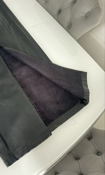 Шкіряна спідниця максі zara xc